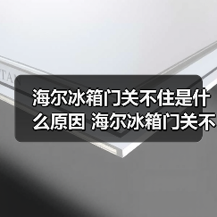 海尔冰箱门关不住是什么原因 海尔冰箱门关不住的原因及解决方法【详解】(图4) 海尔冰箱门关不住是什么原因 海尔冰箱门关不住的原因及解决方法【详解】(图4)