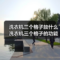 洗衣机三个格子放什么 洗衣机三个格子的功能作用【详解】(图3) 洗衣机三个格子放什么 洗衣机三个格子的功能作用【详解】(图3)