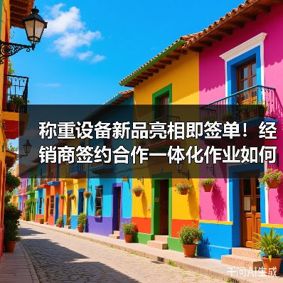 称重设备新品亮相即签单！经销商签约合作一体化作业如何做到有序开展？（图1）