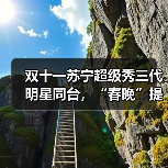 双十一苏宁超级秀三代明星同台，“春晚”提前上演（图1）