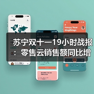 苏宁双十一19小时战报:零售云销售额同比增长170%(图3) 苏宁双十一19小时战报:零售云销售额同比增长170%(图3)