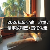 2026年最实战：称重计量事故调查+责任认定处置一体化作业如何稳步推进？（图3）