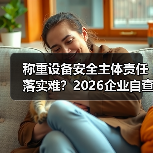 称重设备安全主体责任落实难?2026企业自查整改一体化作业最全指南(图2) 称重设备安全主体责任落实难?2026企业自查整改一体化作业最全指南(图2)
