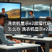 洗衣机显示e2故障代码怎么办 洗衣机显示e2故障代码的原因及解决方法【详解】（图2）
