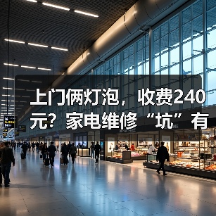上门俩灯泡,收费240元?家电维修“坑”有多深(图2) 上门俩灯泡,收费240元?家电维修“坑”有多深(图2)