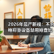 2026年最严新规:不合格称重设备禁用排查如何高效落地?(图1) 2026年最严新规:不合格称重设备禁用排查如何高效落地?(图1)