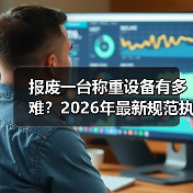 报废一台称重设备有多难?2026年最新规范执行+一体化检测全流程(图1) 报废一台称重设备有多难?2026年最新规范执行+一体化检测全流程(图1)