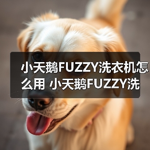 小天鹅FUZZY洗衣机怎么用 小天鹅FUZZY洗衣机说明书【详解】(图4) 小天鹅FUZZY洗衣机怎么用 小天鹅FUZZY洗衣机说明书【详解】(图4)