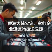 香港大埔火灾，家电企业迅速驰援送温暖（图4）
