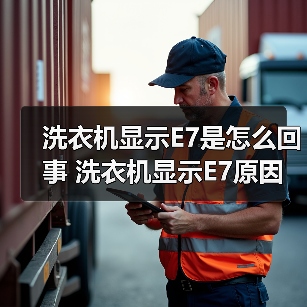 洗衣机显示E7是怎么回事 洗衣机显示E7原因及解决方法【详解】(图3) 洗衣机显示E7是怎么回事 洗衣机显示E7原因及解决方法【详解】(图3)