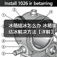 冰箱结冰怎么办 冰箱里结冰解决方法【详解】(图1) 冰箱结冰怎么办 冰箱里结冰解决方法【详解】(图1)