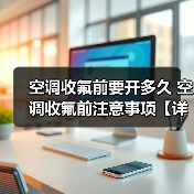 空调收氟前要开多久 空调收氟前注意事项【详解】(图1) 空调收氟前要开多久 空调收氟前注意事项【详解】(图1)