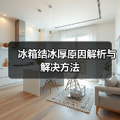 冰箱结冰厚原因解析与解决方法（图1）