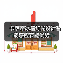卡萨帝冰箱灯光设计智能感应节能优势（图3）