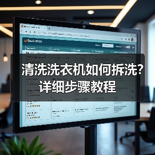 清洗洗衣机如何拆洗?详细步骤教程(图4) 清洗洗衣机如何拆洗?详细步骤教程(图4)