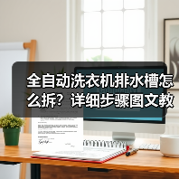 全自动洗衣机排水槽怎么拆?详细步骤图文教程(图4) 全自动洗衣机排水槽怎么拆?详细步骤图文教程(图4)