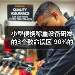 小型便携称重设备研发的3个致命误区 90%的人卡在第2步(图4) 小型便携称重设备研发的3个致命误区 90%的人卡在第2步(图4)