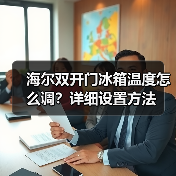 海尔双开门冰箱温度怎么调?详细设置方法(图1) 海尔双开门冰箱温度怎么调?详细设置方法(图1)