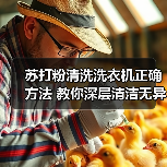 苏打粉清洗洗衣机正确方法 教你深层清洁无异味(图3) 苏打粉清洗洗衣机正确方法 教你深层清洁无异味(图3)