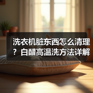 洗衣机脏东西怎么清理?白醋高温洗方法详解(图3) 洗衣机脏东西怎么清理?白醋高温洗方法详解(图3)