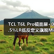 TCL T6L Pro镜面屏+0.5%LR低反定义旗舰Mini LED质价比新标杆(图4) TCL T6L Pro镜面屏+0.5%LR低反定义旗舰Mini LED质价比新标杆(图4)