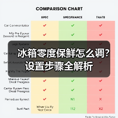 冰箱零度保鲜怎么调?设置步骤全解析(图4) 冰箱零度保鲜怎么调?设置步骤全解析(图4)