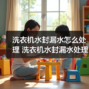 洗衣机水封漏水怎么处理 洗衣机水封漏水处理方法【详解】(图4) 洗衣机水封漏水怎么处理 洗衣机水封漏水处理方法【详解】(图4)