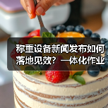 称重设备新闻发布如何落地见效?一体化作业让行业计量影响提升300%(图2) 称重设备新闻发布如何落地见效?一体化作业让行业计量影响提升300%(图2)