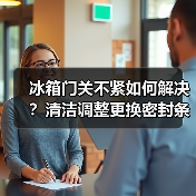 冰箱门关不紧如何解决?清洁调整更换密封条方法详解(图3) 冰箱门关不紧如何解决?清洁调整更换密封条方法详解(图3)