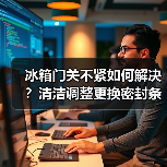 冰箱门关不紧如何解决?清洁调整更换密封条方法详解(图4) 冰箱门关不紧如何解决?清洁调整更换密封条方法详解(图4)