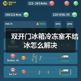 双开门冰箱冷冻室不结冰怎么解决(图2) 双开门冰箱冷冻室不结冰怎么解决(图2)