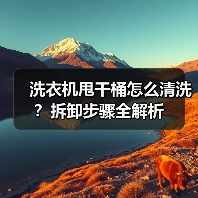 洗衣机甩干桶怎么清洗?拆卸步骤全解析(图1) 洗衣机甩干桶怎么清洗?拆卸步骤全解析(图1)