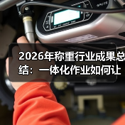 2026年称重行业成果总结:一体化作业如何让计量顺畅如丝?(图4) 2026年称重行业成果总结:一体化作业如何让计量顺畅如丝?(图4)