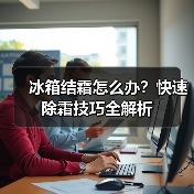 冰箱结霜怎么办?快速除霜技巧全解析(图3) 冰箱结霜怎么办?快速除霜技巧全解析(图3)