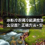 冰柜冷冻调冷藏温度怎么设置？正确方法+实用技巧详解（图1）