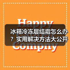 冰箱冷冻层结霜怎么办?实用解决方法大公开(图4) 冰箱冷冻层结霜怎么办?实用解决方法大公开(图4)