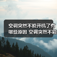 空调突然不能开机了有哪些原因 空调突然不能开机了原因分析【详解】(图3) 空调突然不能开机了有哪些原因 空调突然不能开机了原因分析【详解】(图3)