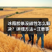 冰箱胶条没磁性怎么解决?详细方法+注意事项(图2) 冰箱胶条没磁性怎么解决?详细方法+注意事项(图2)