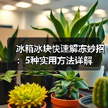 冰箱冰块快速解冻妙招:5种实用方法详解(图3) 冰箱冰块快速解冻妙招:5种实用方法详解(图3)