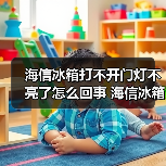 海信冰箱打不开门灯不亮了怎么回事 海信冰箱打不开门灯不亮了原因分析【详解】（图1）
