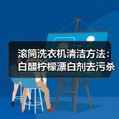 滚筒洗衣机清洁方法:白醋柠檬漂白剂去污杀菌(图4) 滚筒洗衣机清洁方法:白醋柠檬漂白剂去污杀菌(图4)
