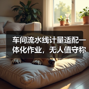 车间流水线计量适配一体化作业,无人值守称重设备应用如何稳步推进?(图4) 车间流水线计量适配一体化作业,无人值守称重设备应用如何稳步推进?(图4)