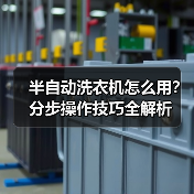 半自动洗衣机怎么用?分步操作技巧全解析(图1) 半自动洗衣机怎么用?分步操作技巧全解析(图1)