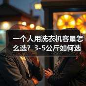 一个人用洗衣机容量怎么选?3-5公斤如何选择(图1) 一个人用洗衣机容量怎么选?3-5公斤如何选择(图1)