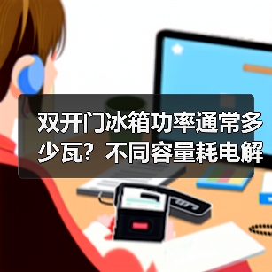双开门冰箱功率通常多少瓦?不同容量耗电解析(图2) 双开门冰箱功率通常多少瓦?不同容量耗电解析(图2)