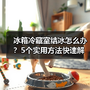 冰箱冷藏室结冰怎么办?5个实用方法快速解决(图4) 冰箱冷藏室结冰怎么办?5个实用方法快速解决(图4)