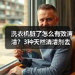 洗衣机脏了怎么有效清洁?3种天然清洁剂去污方法(图2) 洗衣机脏了怎么有效清洁?3种天然清洁剂去污方法(图2)