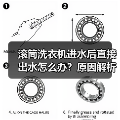 滚筒洗衣机进水后直接出水怎么办?原因解析与解决方法(图4) 滚筒洗衣机进水后直接出水怎么办?原因解析与解决方法(图4)