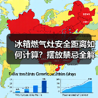 冰箱燃气灶安全距离如何计算?摆放禁忌全解析(图2) 冰箱燃气灶安全距离如何计算?摆放禁忌全解析(图2)